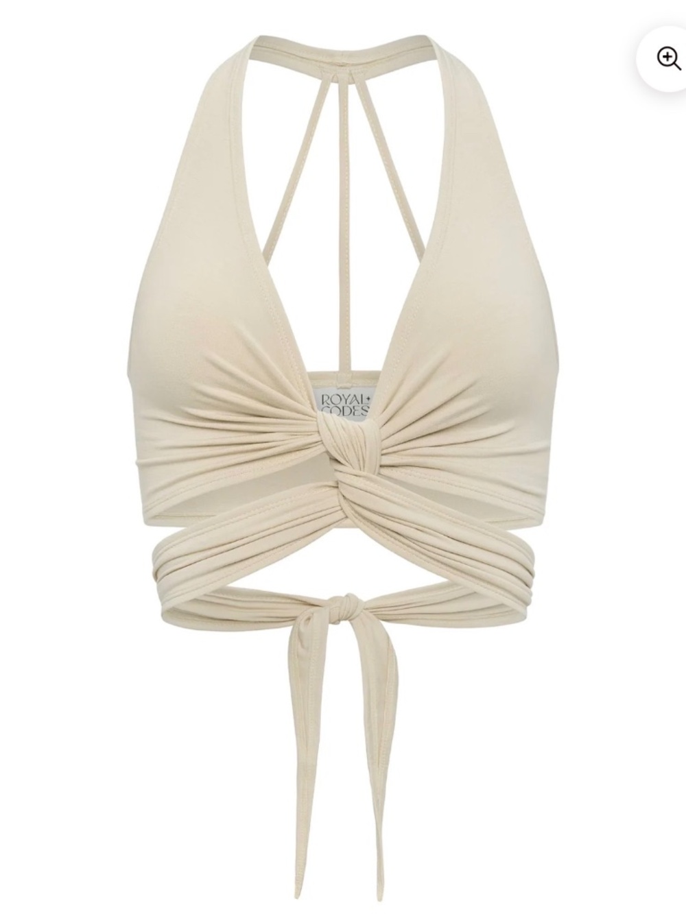 Royal Codes Serpent Top- Sandy Pearl - S